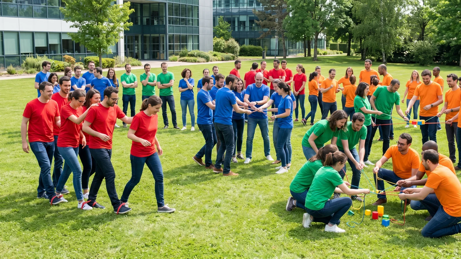 Team Building 50 Personnes : nos meilleures idées !